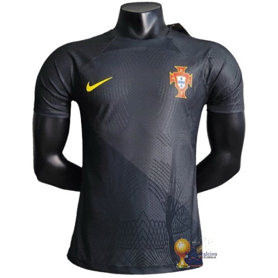 Thailandia speciale Jugadores Maglia Portogallo 2024 Grigio Nero