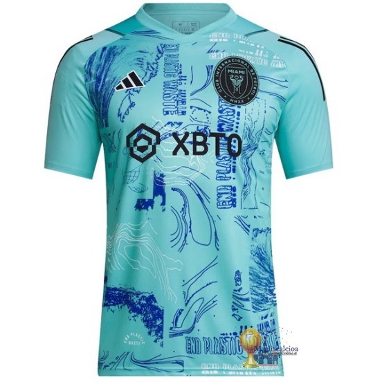 Thailandia speciale Maglia Inter Miami 2023 2024 Blu Verde