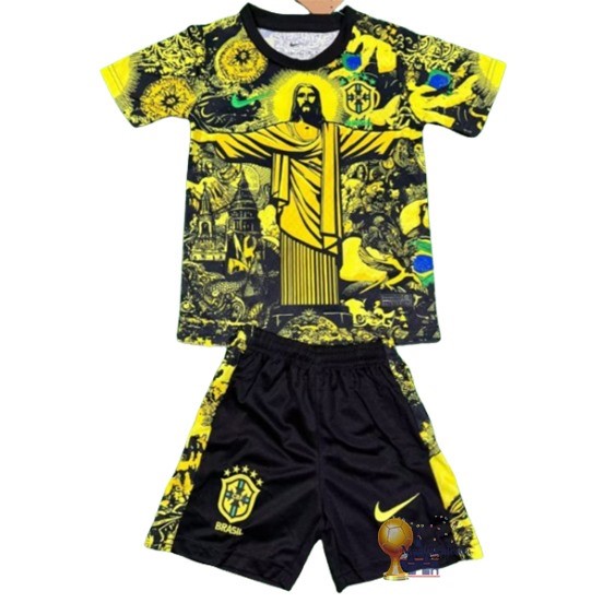 speciale Conjunto De Bambino Brasile 2024 Giallo