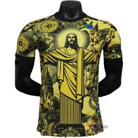 speciale Jugadores Maglia Brasile 2024 Giallo