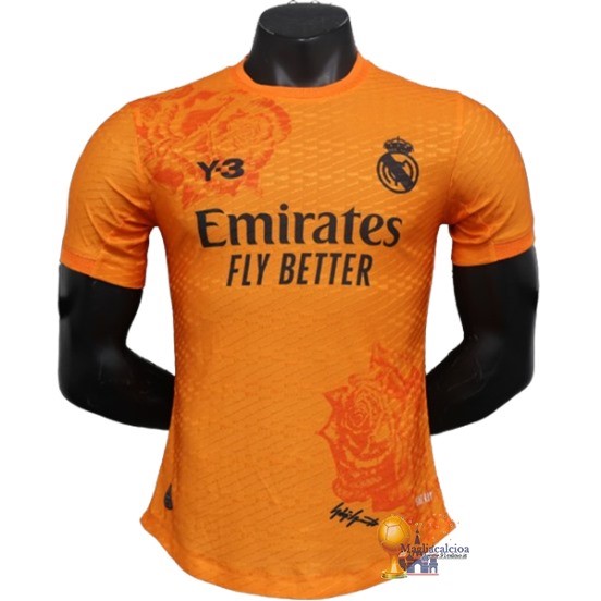 speciale Jugadores Maglia Real Madrid 2024 Arancione