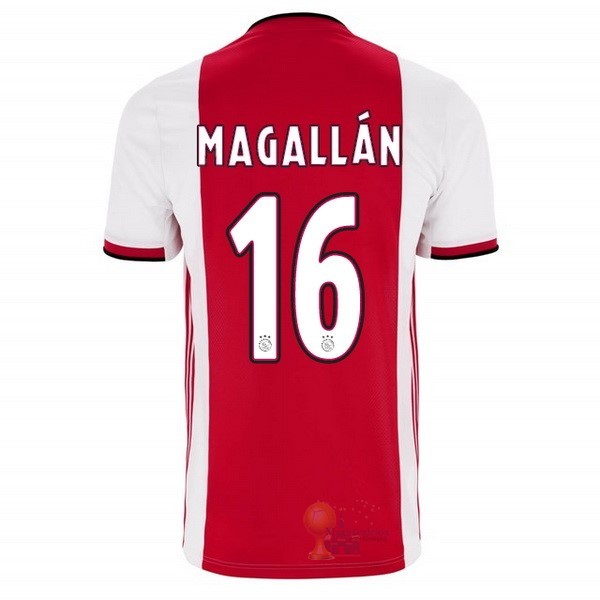 Calcio Maglie NO.16 Magallan Home Maglia Ajax 2019 2020 Rosso