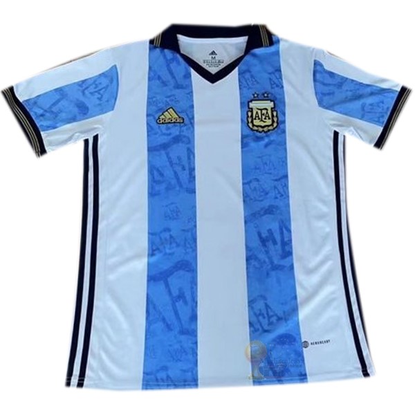 Calcio Maglie speciale Maglia Argentina 2022 Blu