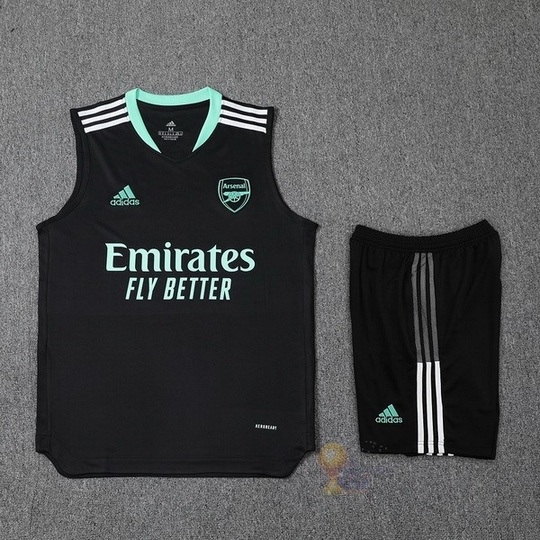 Calcio Maglie Formazione Sin Mangas Set Completo Arsenal 2022 2023 Nero Verde