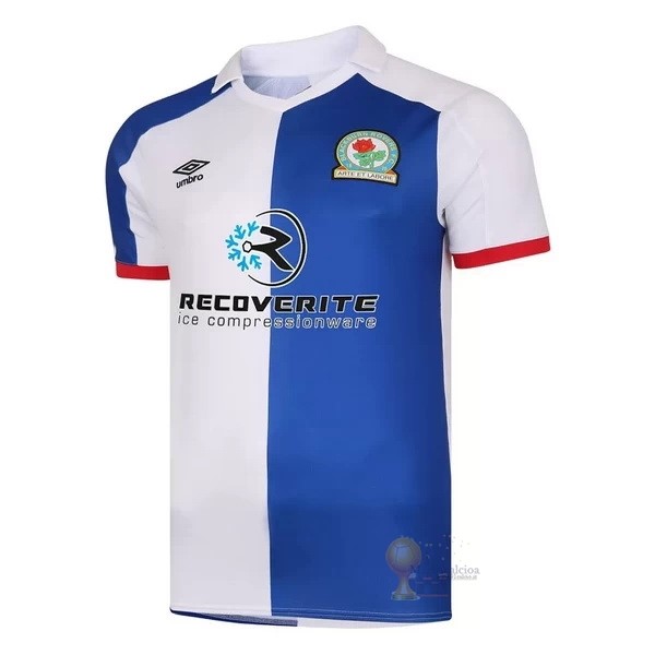 Calcio Maglie Casa Camiseta Blackburn Rovers 2020 2021 Blu