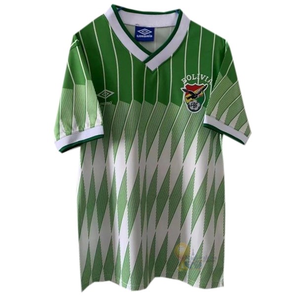 Calcio Maglie Home Maglia Bolivia Stile rétro 1995 Verde