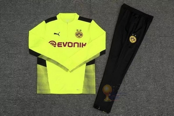 Calcio Maglie Giacca Bambino Boroussia Dorotmund 2021 2022 Verde Nero