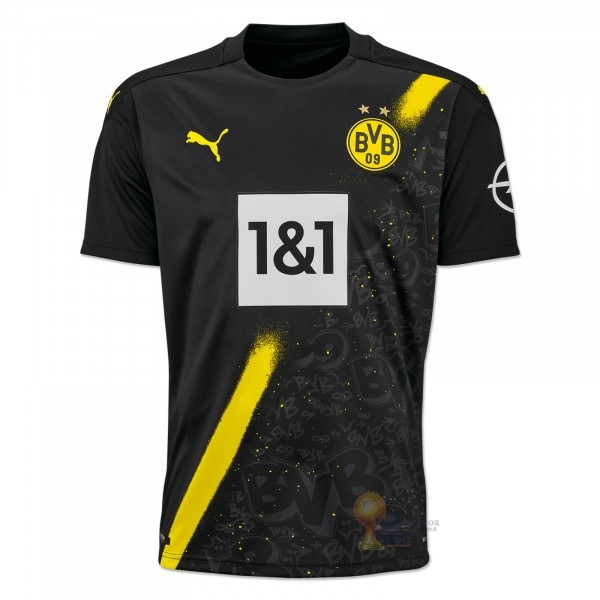 Calcio Maglie Away Maglia Borussia Dortmund 2020 2021 Nero