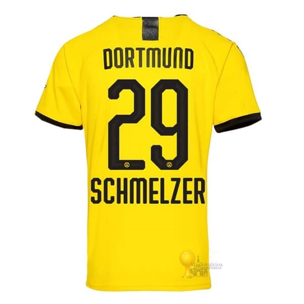 Calcio Maglie NO.29 Schmelzer Home Maglia Borussia Dortmund 2019 2020 Giallo