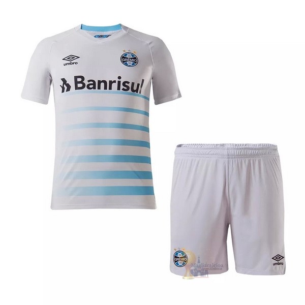 Calcio Maglie Away Conjunto De Bambino Grêmio 2021 2022 Bianco