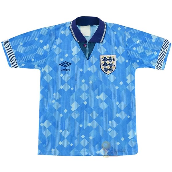 Calcio Maglie Terza Maglia Inghilterra Stile rétro 1990 Blu