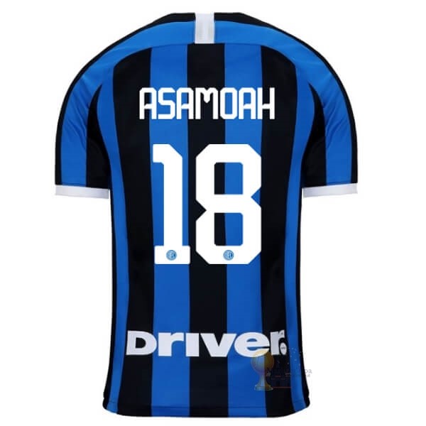 Calcio Maglie NO.18 Asamoah Home Maglia Inter Milán 2019 2020 Blu