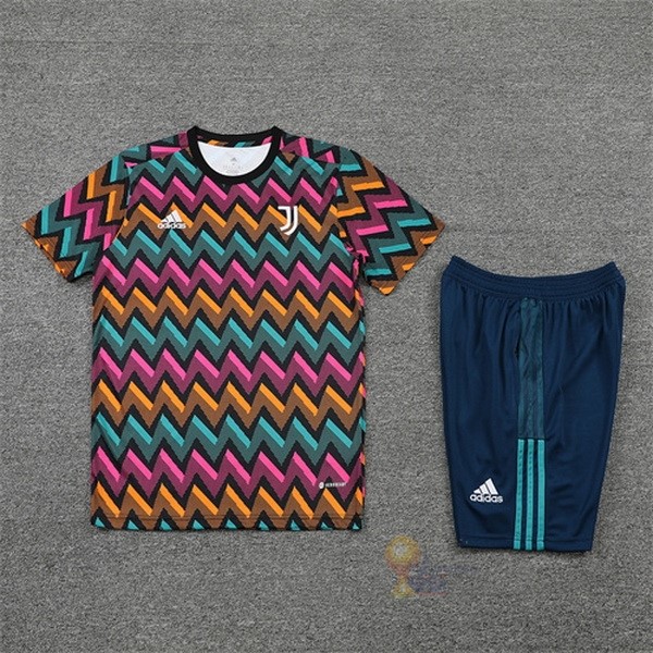 Calcio Maglie Formazione Set Completo Juventus 2022 2023 Giallo Rosa