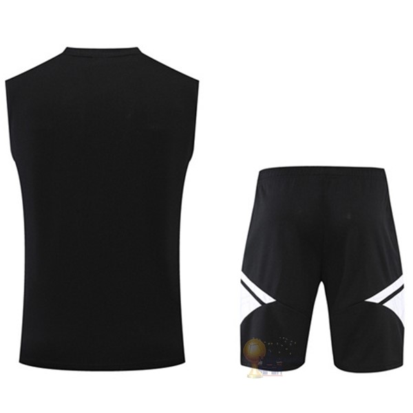 Calcio Maglie Formazione Sin Mangas Set Completo Juventus 2022 2023 Nero Bianco