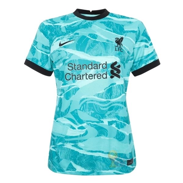 Calcio Maglie Segunda Camiseta Donna Liverpool 2020 2021 Blu