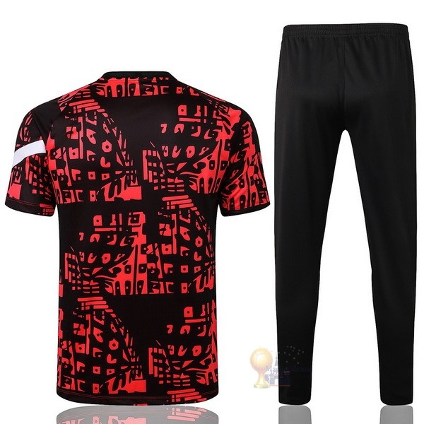 Calcio Maglie Formazione Set Completo Liverpool 2021 2022 Rosso I Nero