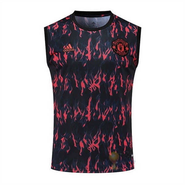 Calcio Maglie Formazione Sin Mangas Manchester United 2022 2023 Rosso I Nero
