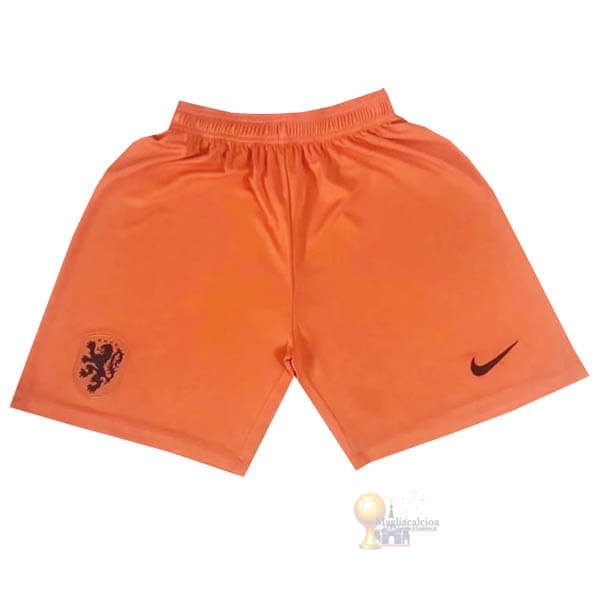 Calcio Maglie Home Pantaloni Paesi Bassi 2020 Arancione