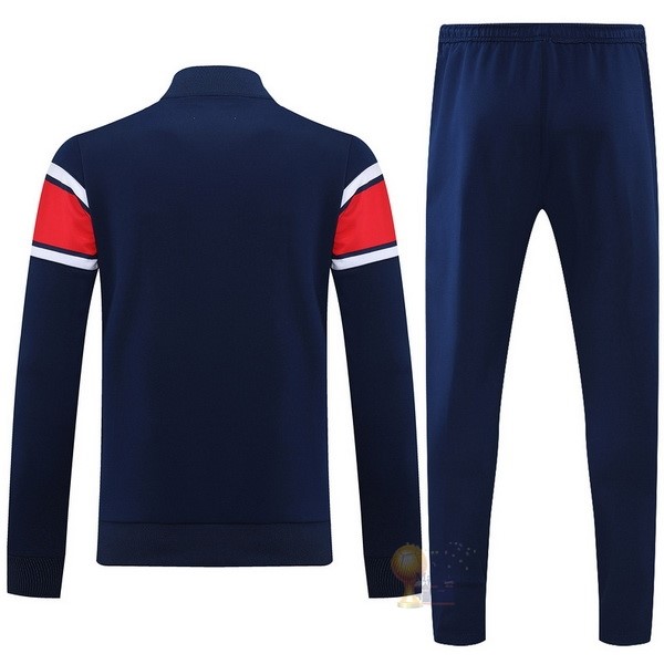 Calcio Maglie Felpa Cappuccio Paris Saint Germain 2021 2022 Blu Rosso