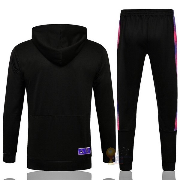 Calcio Maglie Chaqueta Con Capucha Bambino Paris Saint Germain 2021 2022 Nero I Purpureo