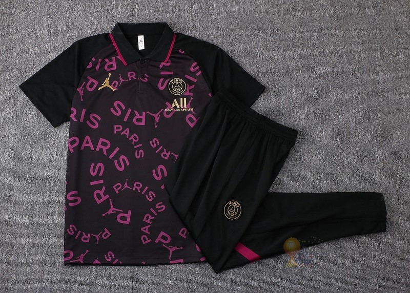 Calcio Maglie Set Completo Polo Paris Saint Germain 2021 2022 Borgogna