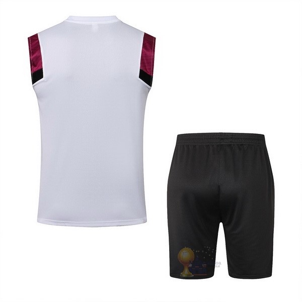 Calcio Maglie Formazione Sin Mangas Set Completo Paris Saint Germain 2021 2022 Bianco