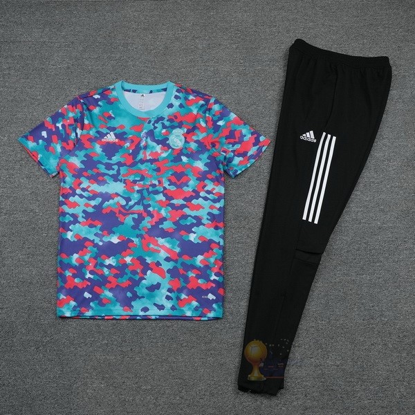 Calcio Maglie Formazione Set Completo Real Madrid 2021 2022 Blu Nero