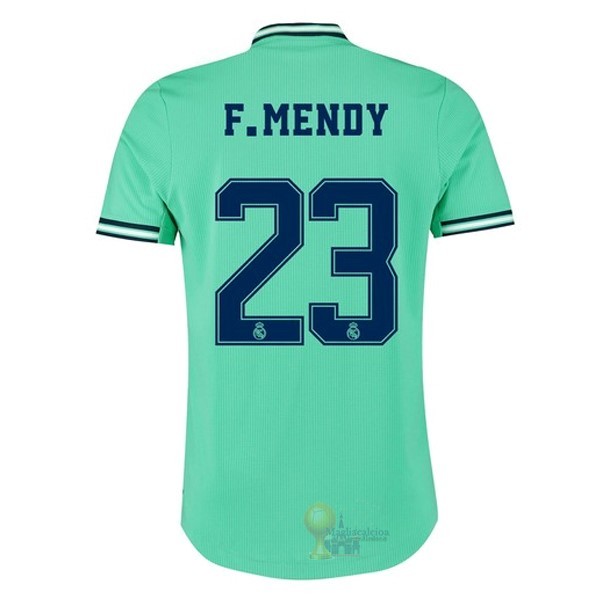 Calcio Maglie NO.23 F.Mendy Terza Maglia Real Madrid 2019 2020 Verde
