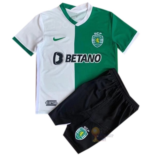 Calcio Maglie speciale Conjunto De Bambino Lisboa 2021 2022 Verde
