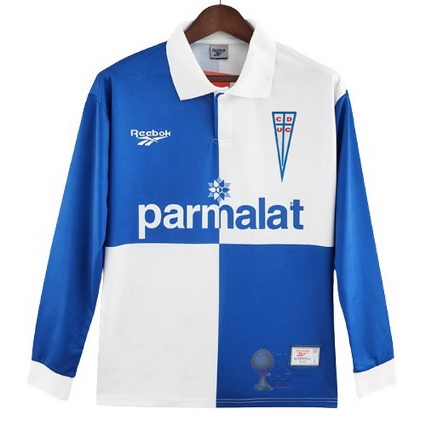 Calcio Maglie Terza Manica lunga Universidad Católica Stile rétro 1998 Blu Bianco