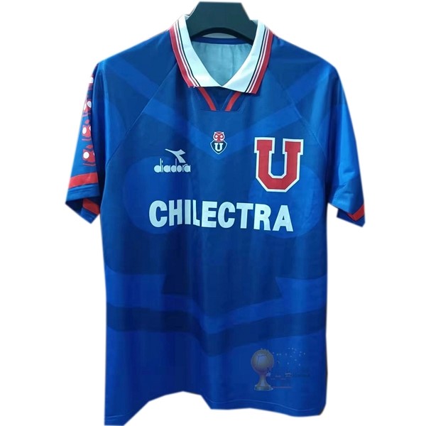 Calcio Maglie Home Maglia Universidad De Chile Stile rétro 1996 Blu